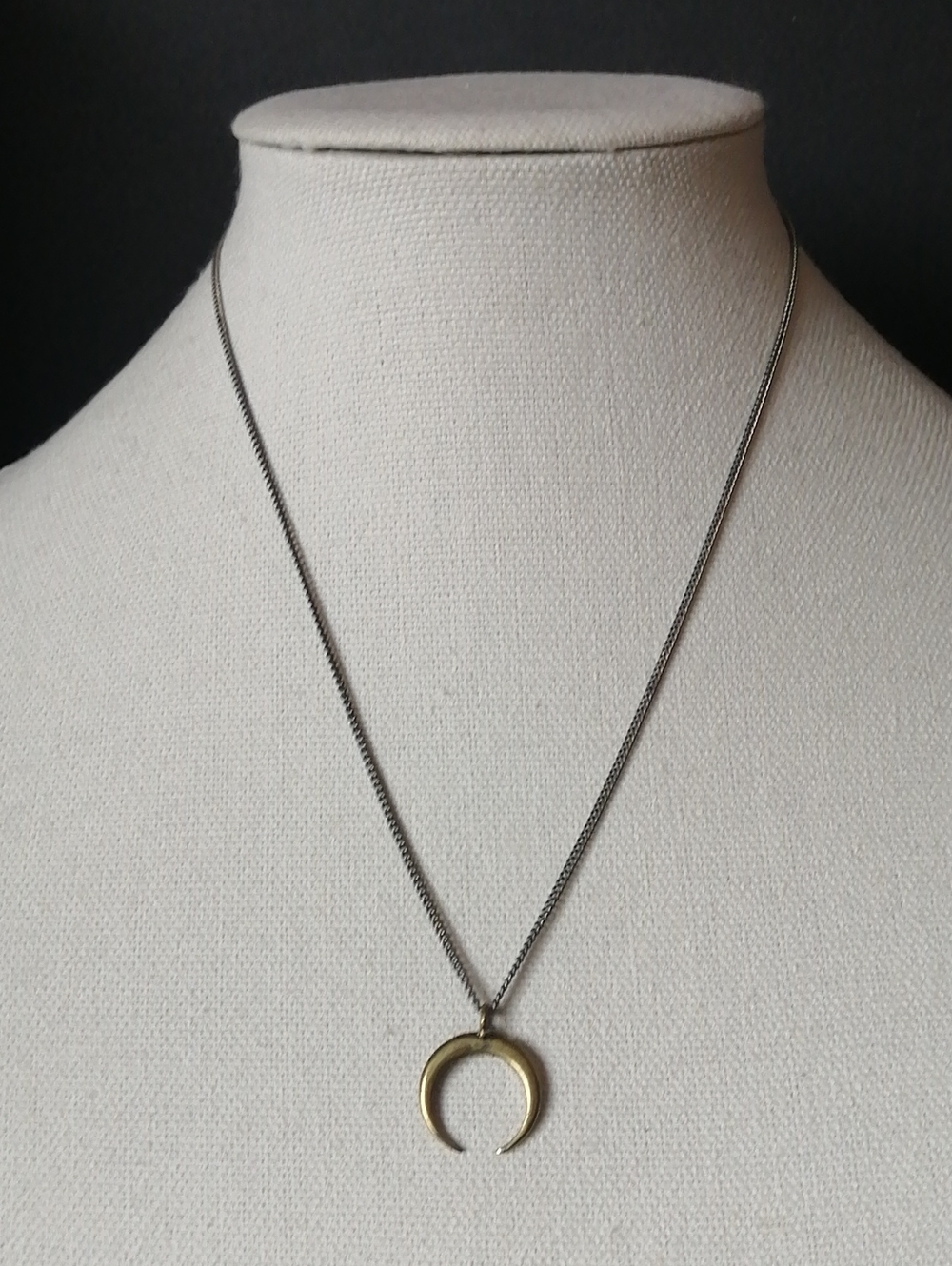 Luna Norte Gold Crescent Pendant Necklace - Women Jewelry